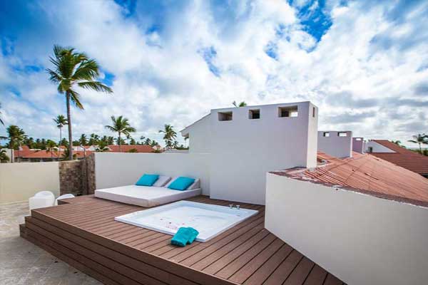 Family Club Sky View Suite (Roof Top with Outdoor jetted tub) - Hotel Majestic Mirage Punta Cana